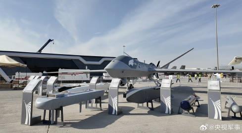 “中国力量”亮相迪拜 翼龙-X无人机首次在境外航展静展